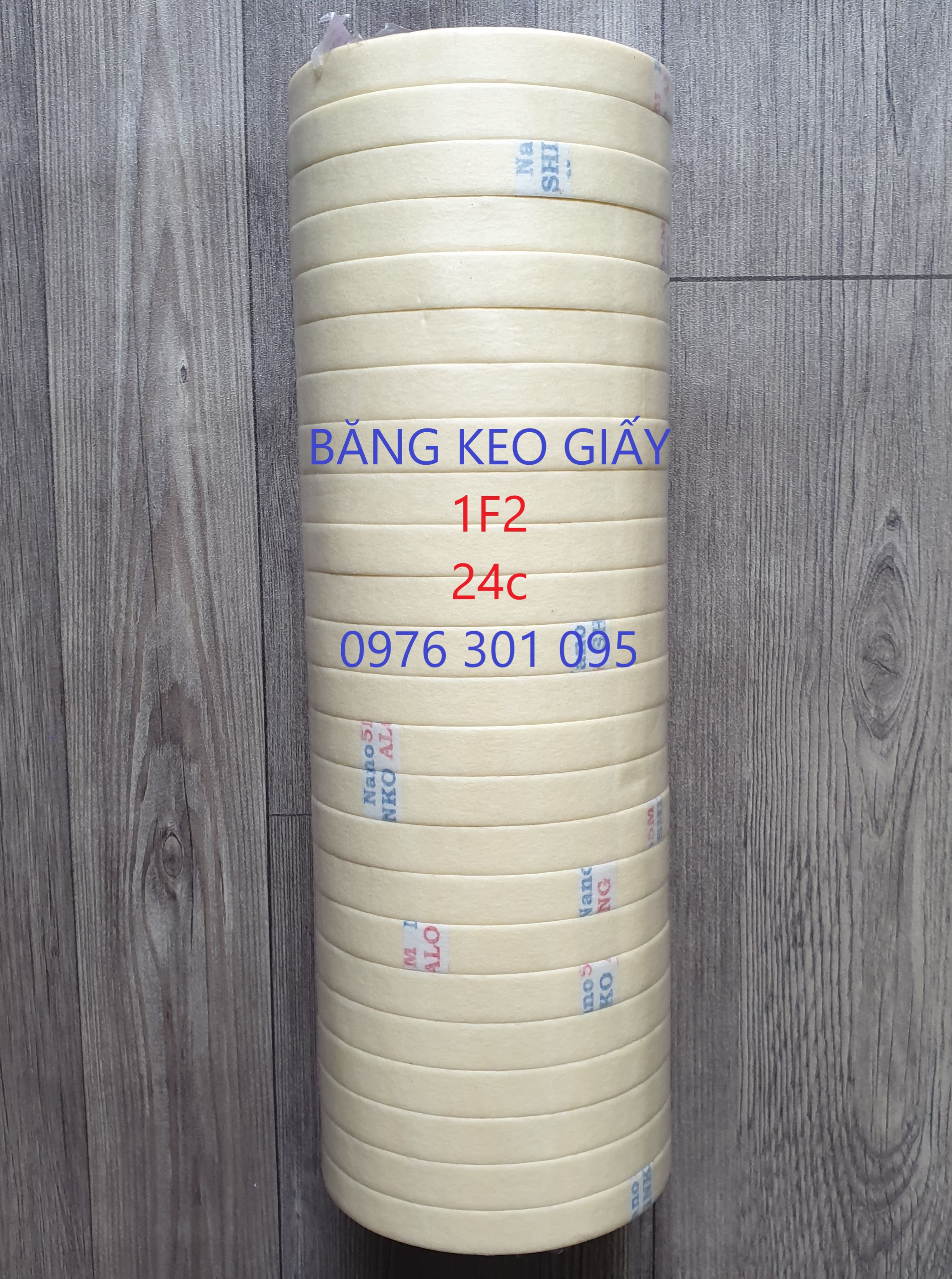 Băng keo giấy 1f2 - 1f6 - 2f - 2f4 - 5f
