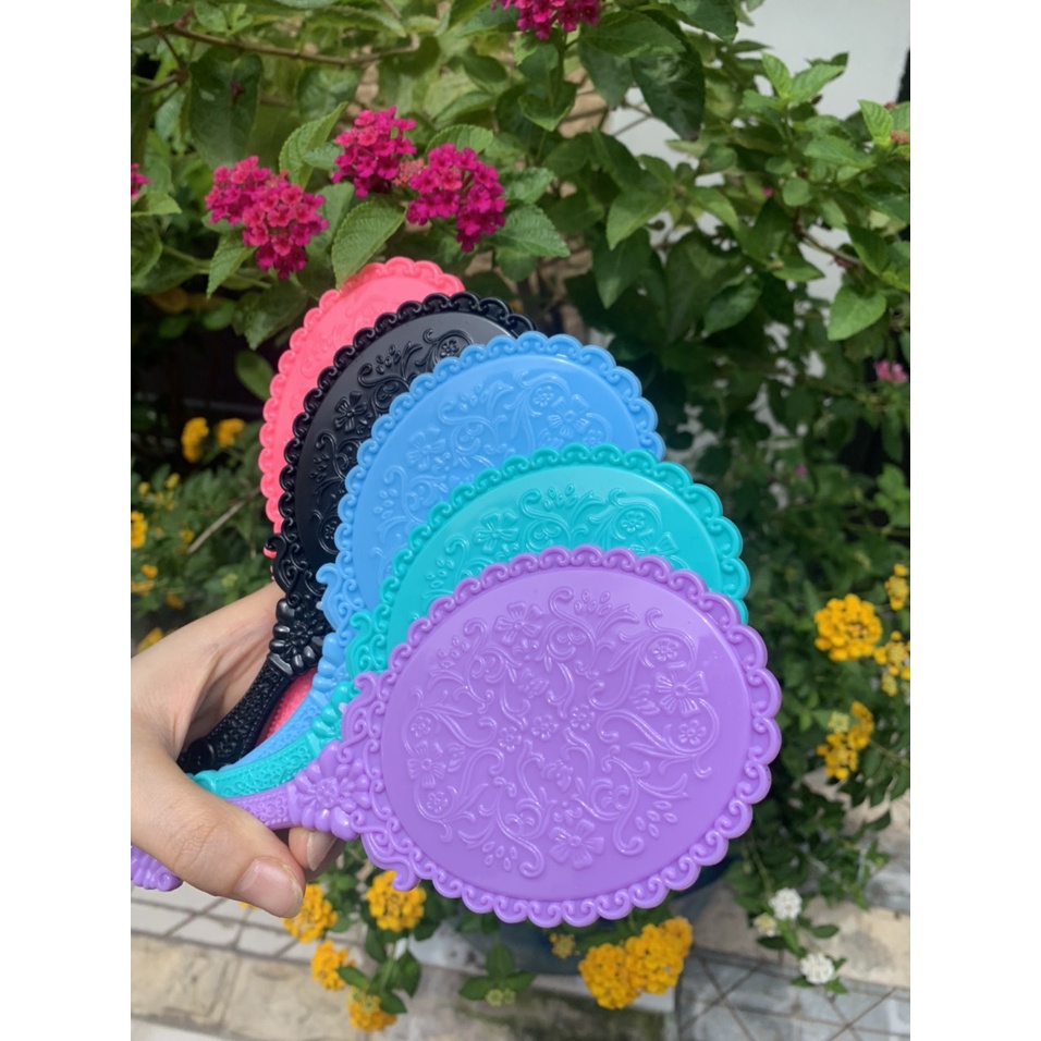 Gương hoàng cung ( MINI )  soi mi cầm tay(giao màu ngẫu nhiên)
