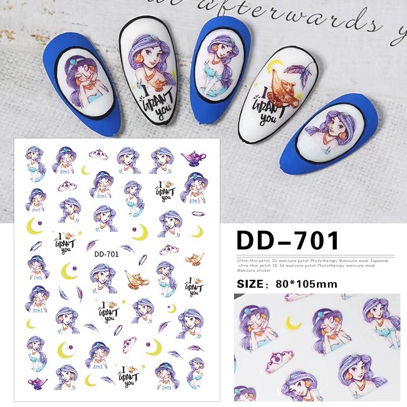 STICKER DÁN MÓNG CÔNG CHÚA