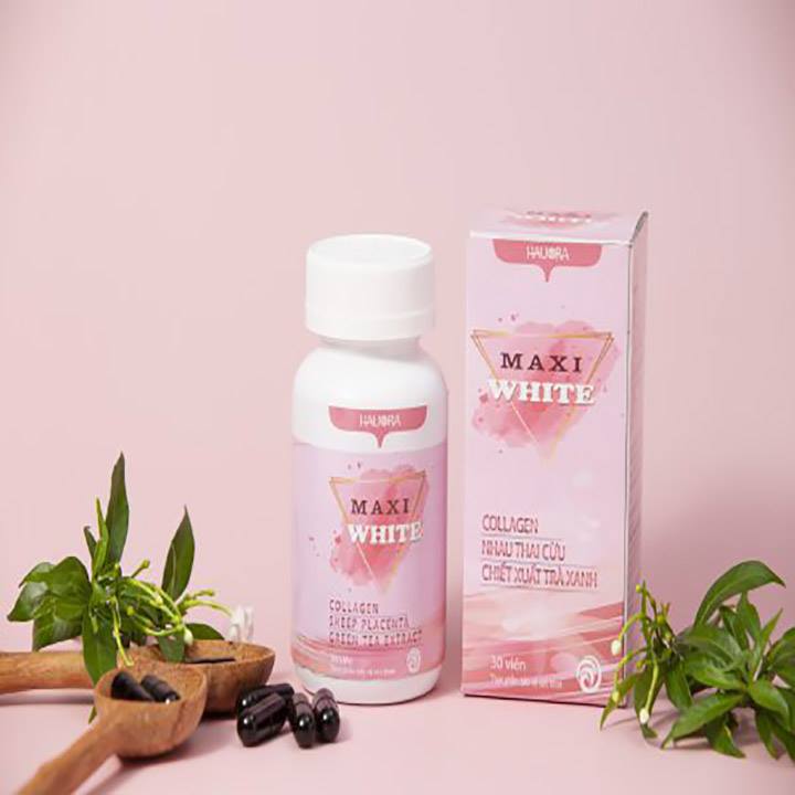 [HCM]Viên Uống Trắng Da Collagen Maxi White Hauora
