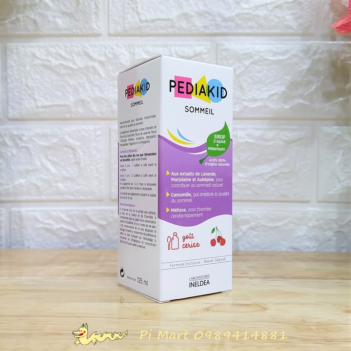 Vitamin Pediakid Sommeil giúp bé ngủ ngon 125ml