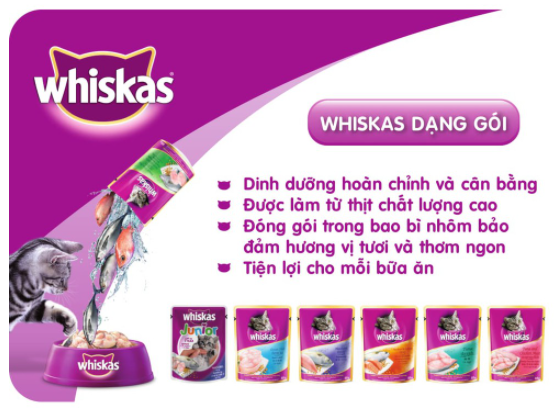 [1.2kg] Whiskas Thức ăn hạt cho mèo lớn