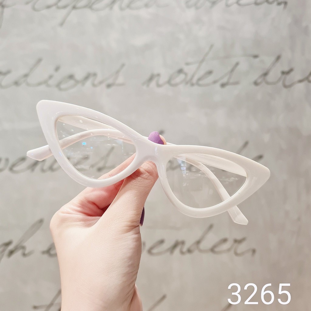 Kính gọng cận 💗 mắt kính form mắt mèo xếch 139 chống tia uv kiểu dáng hàn quốc