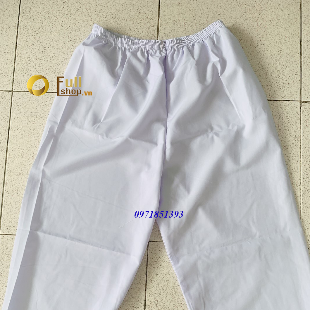 Quần blouse nam nữ các màu (quần blouse trắng, quàn blue xanh dương, quần blu xanh lá)