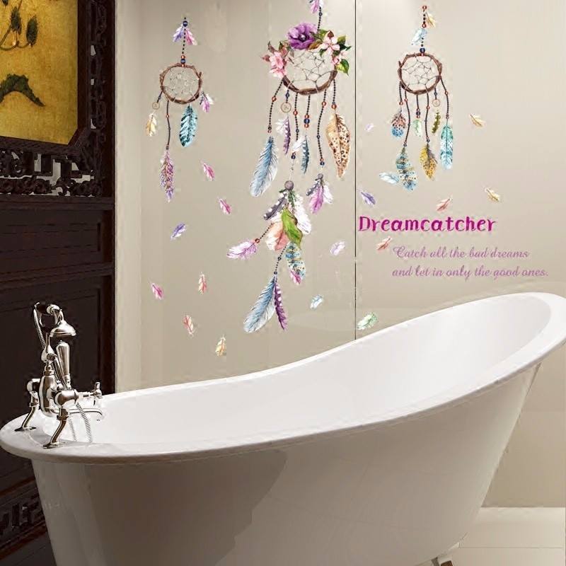 [HCM]DECAL DÁN TƯỜNG CHUÔNG GIÓ VÀ CÔ GÁI ĐÁNH ĐÀN