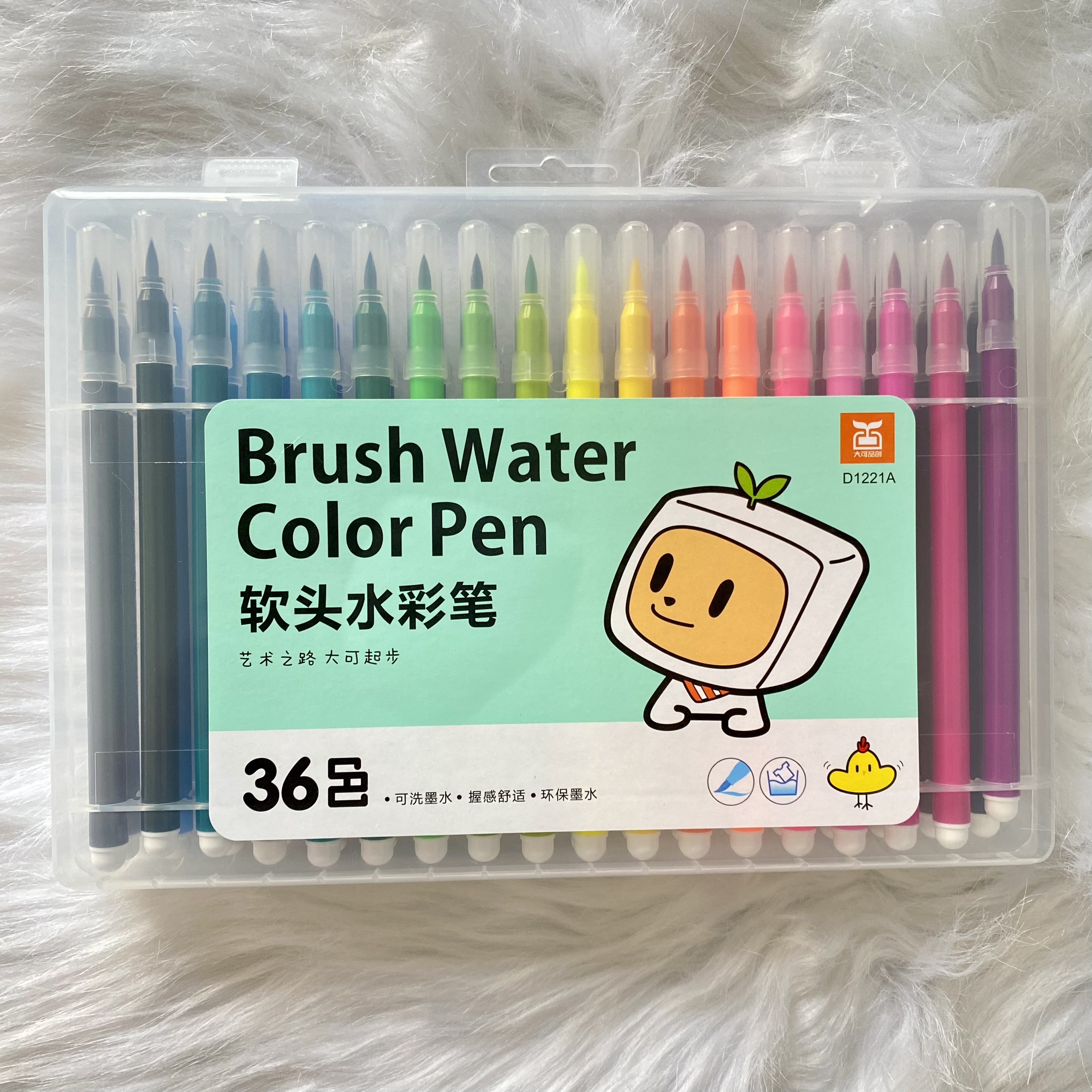 Bút dạ màu bút lông màu brush mềm marker - màu đậm viết calligraphy tô màu trang trí sổ