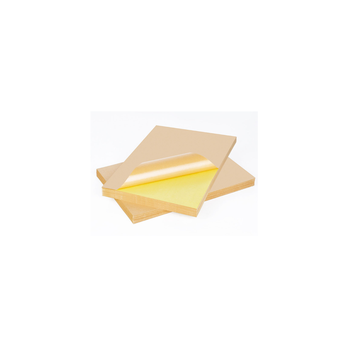 Giấy Decal Kraft Khổ A4 Mặt Nhám (Xấp 100 tờ)