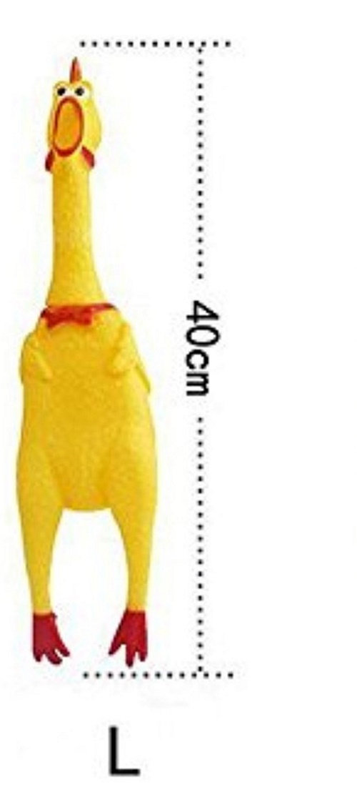 [Hoàn tiền 10%]  Đồ chơi cho Chó Mèo cưng Hình con gà phát ra tiếng kêu Giúp thú cưng thư giãn Sảng khoái - Pet shop Uytinpro