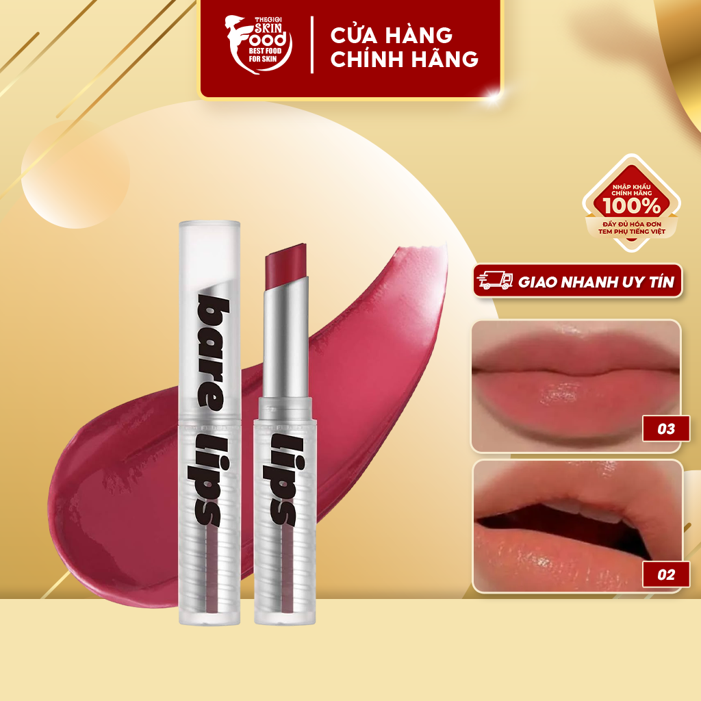 Son Dưỡng Có Màu I'm Meme I'm Bare Lips 3.2g