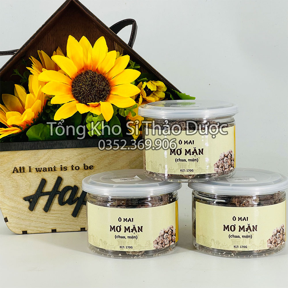 Ô mai xí muội, mơ mặn - hộp 170g