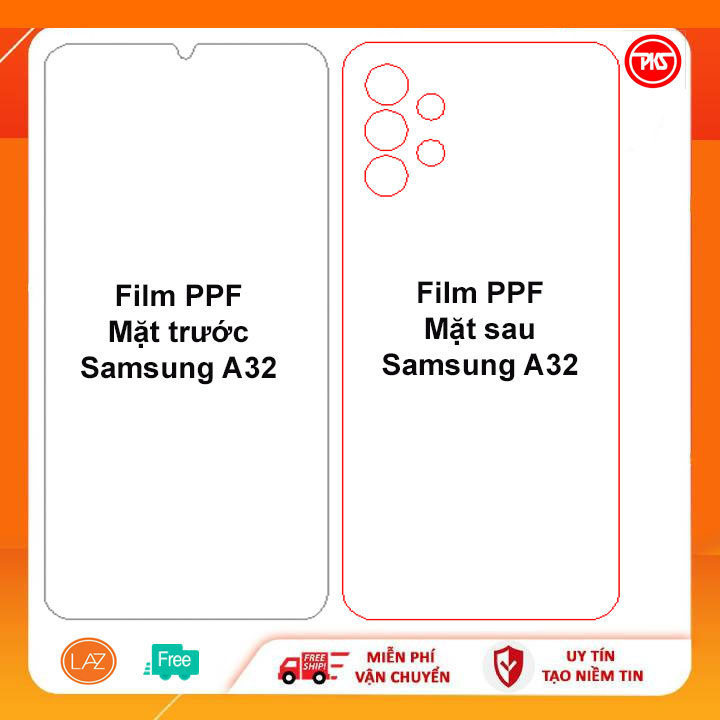 Dán Film PPF Chống Xước Chống Va Đập Samsung A32