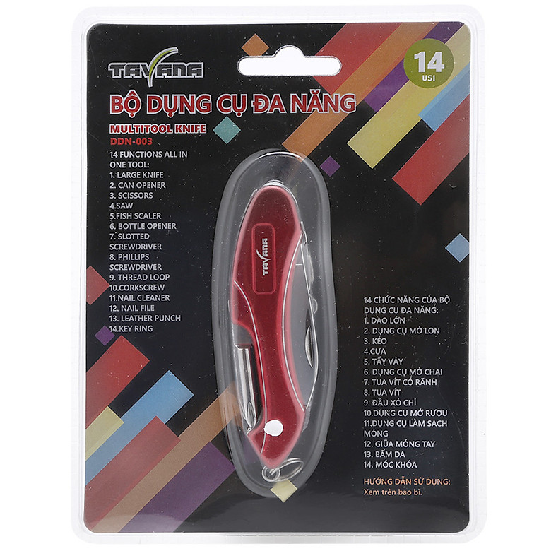 Dao Đa Năng Tavana 15 Món DDN-003