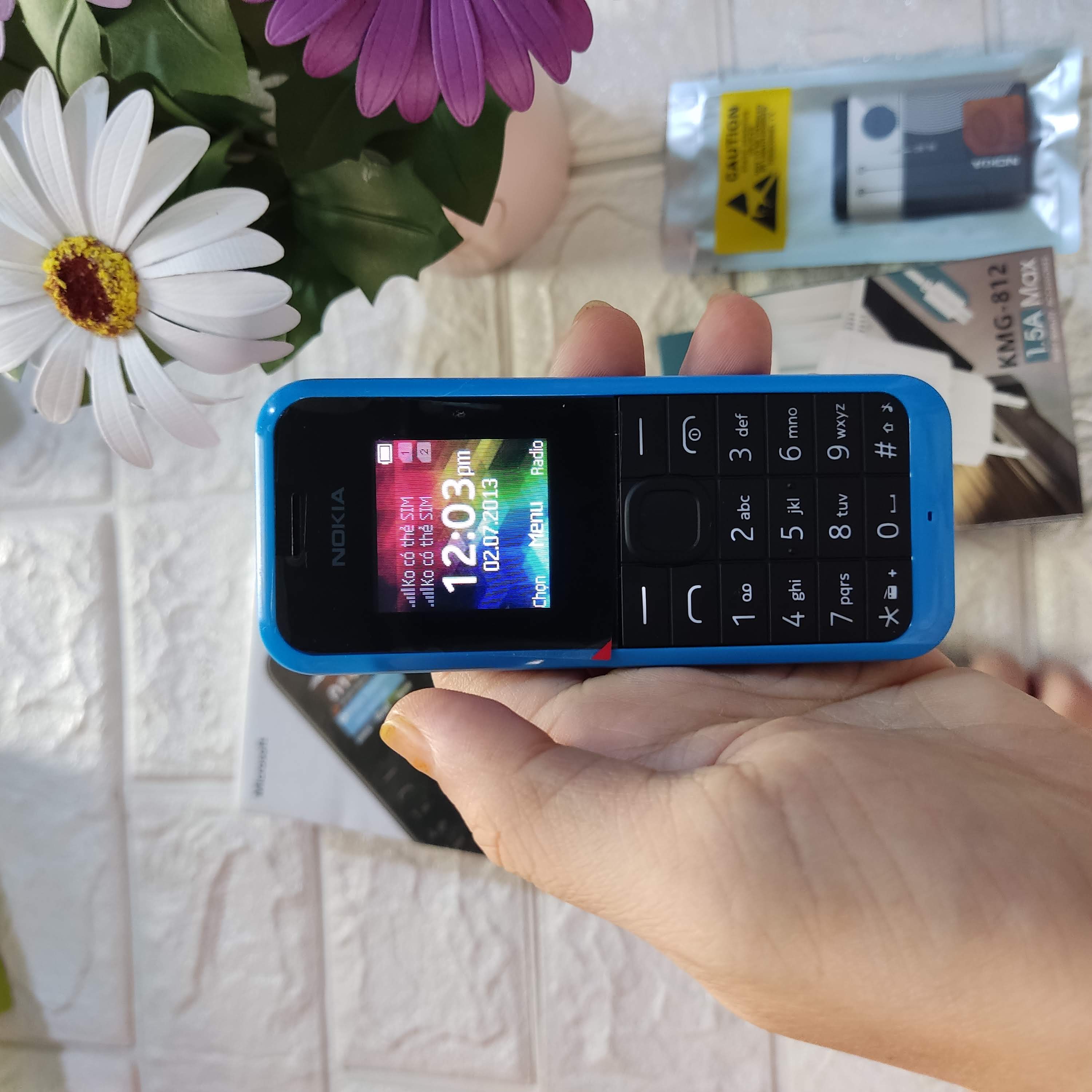 [ĐẦY ĐỦ PIN SẠC] Điện thoại Nokia 105 (2016) 1/2 SIM