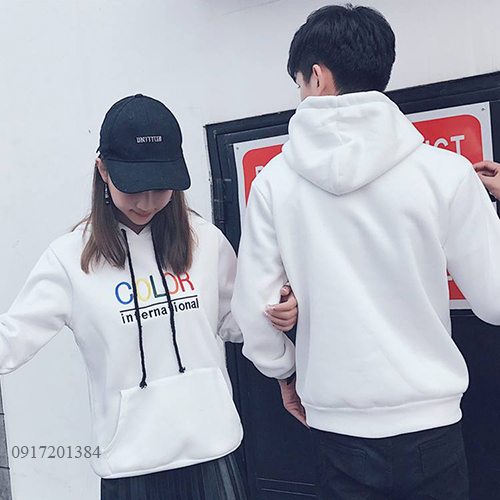[HCM]Áo nỉ Hoodie đôi (giá 2 áo)
