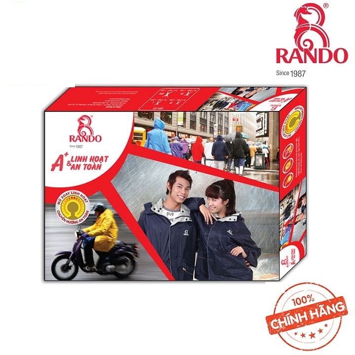 [FreeshipMAX] Áo mưa Bộ A+ Rando thông dụng ASNS-38