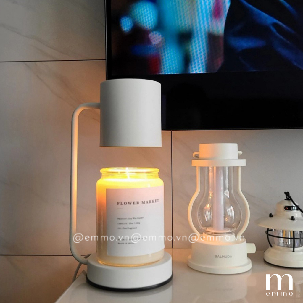 [TẶNG KÈM 2 BÓNG ĐỐT] ĐÈN ĐỐT NẾN THƠM EMMO BLISS