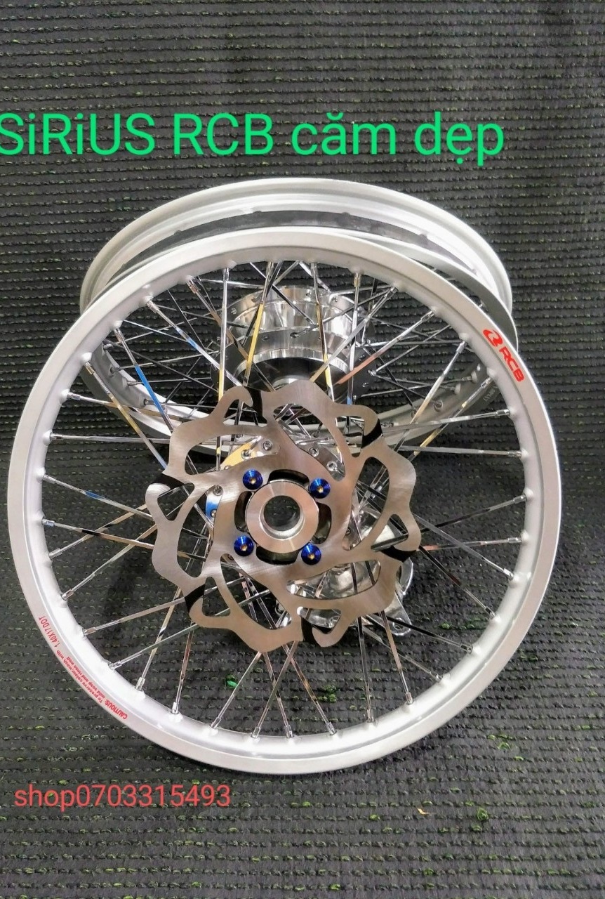 [HCM]   CẶP BÁNH CĂM  RCB GẮN FX 2010 SISIRUS, JUPITER.CĂM DẸP FUIL NÁ ĐÙM, ĐĨA ỐC GẮN NHƯ RIN