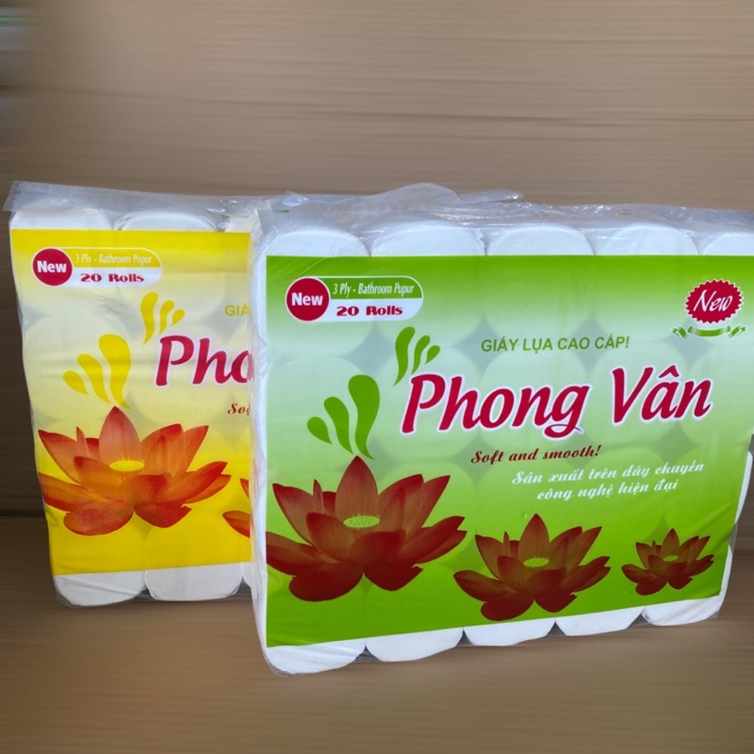 Giấy Vệ Sinh Phong Vân 20 Cuộn Dai Mềm Mịn