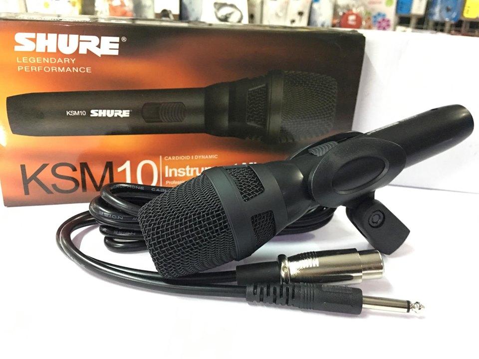 MICRO CÓ DÂY SHURE KSM10 CHỐNG HÚ HÁT CỰC HÚT TIẾNG