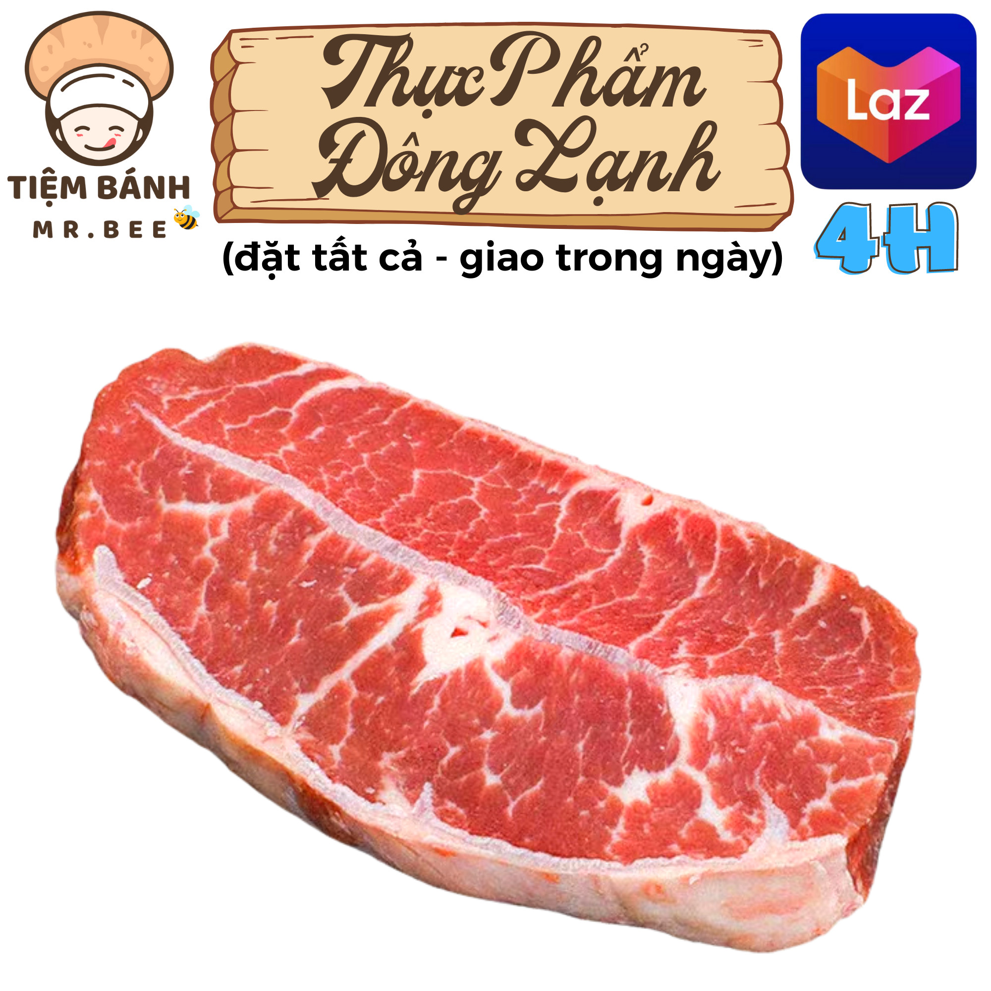 [Chỉ giao HCM] – Lõi nạc vai Bò Mỹ Beefsteak – 1kg