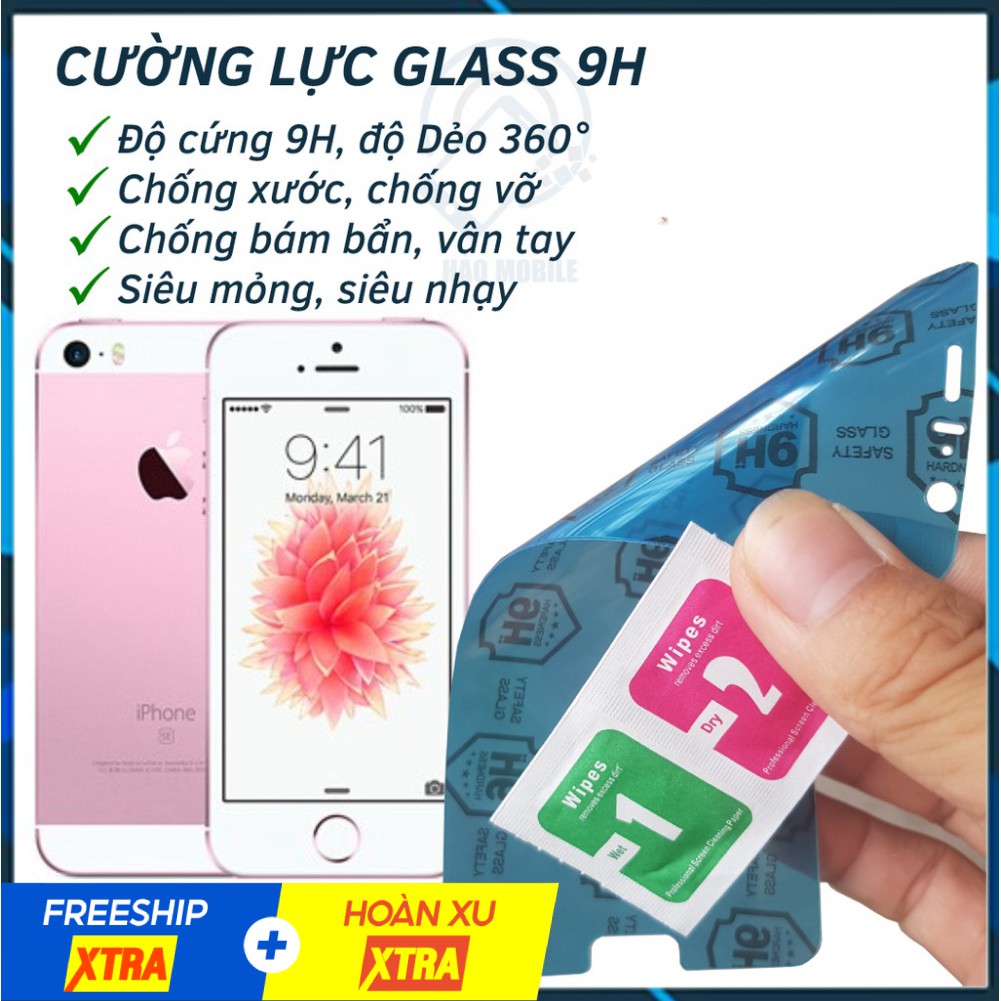 Dán cường lực dẻo nano 9h iphone 5 se