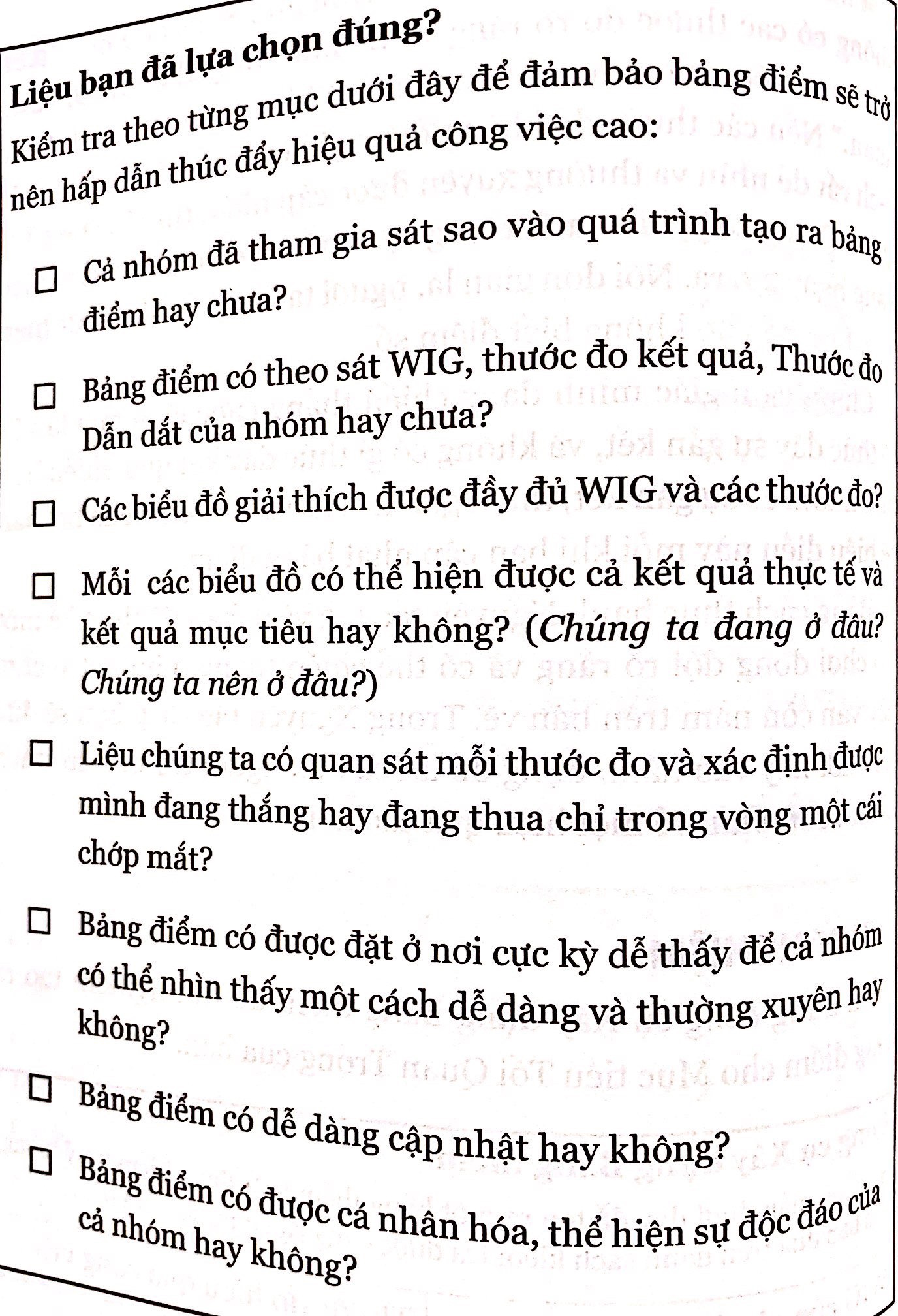 4 Nguyên Tắc Thực Thi (The 4 Disciplines of Execution)