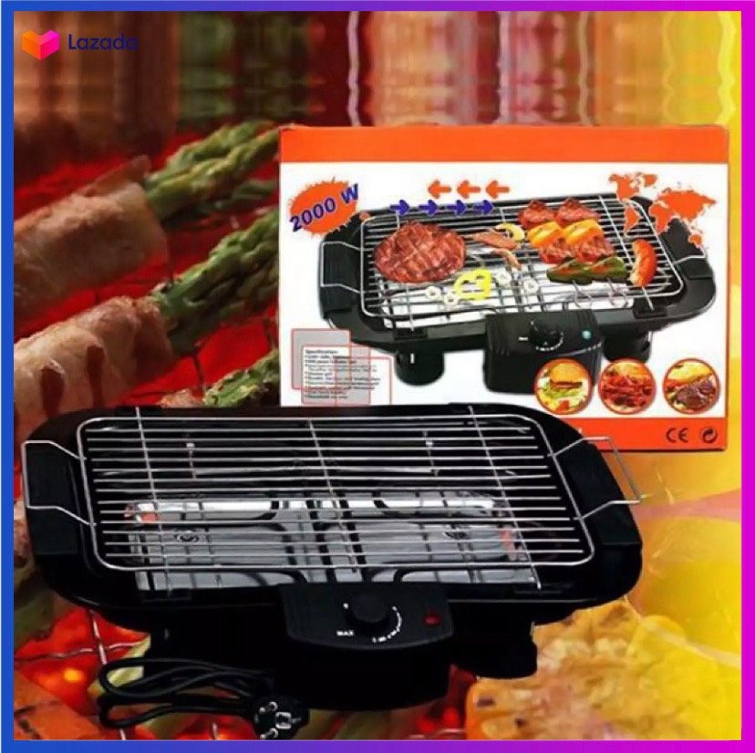 Bếp Nướng Điện Không Khói An Toàn Tiện Lợi, Có Nút Điều Chỉnh Nhiệt Độ, Dễ Dàng Lau Chùi Sau Khi Sử Dụng Xong - BẢO HÀNH 6 THÁNG