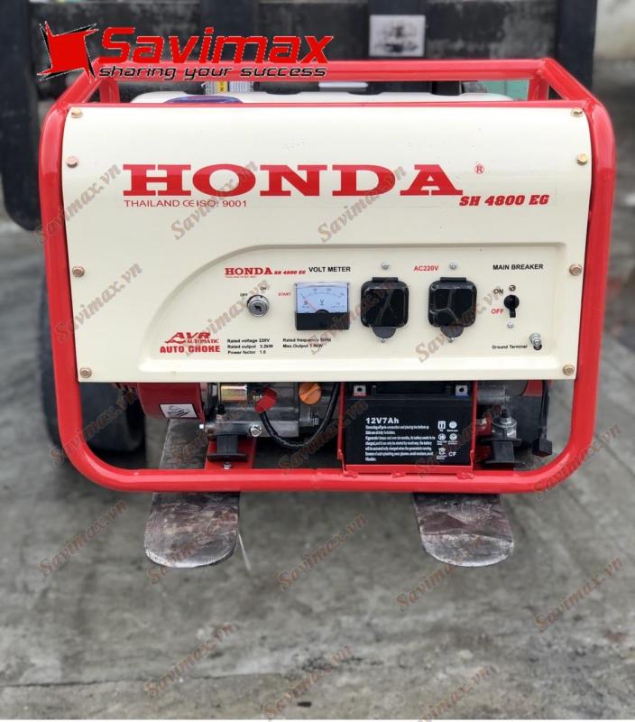 Máy phát điện 3.8kw chạy xăng Honda SH4800EG đề nổ nhập Thái