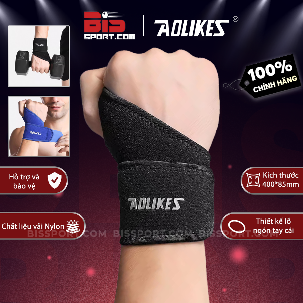 Bó bảo vệ cổ tay chính hãng aolikes