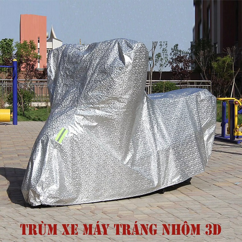 Bạt phủ xe máy chống nắng, chống nóng, chống mưa, bạt phủ xe máy bền đẹp - bạt tráng nhôm. bảo hành uy tín tại lucky store sg
