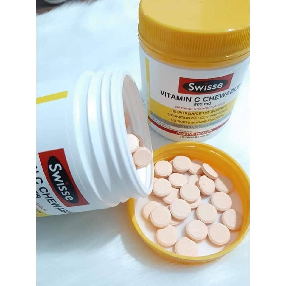 Swisse Vitamin C 500mg 310 Chewable Tablets