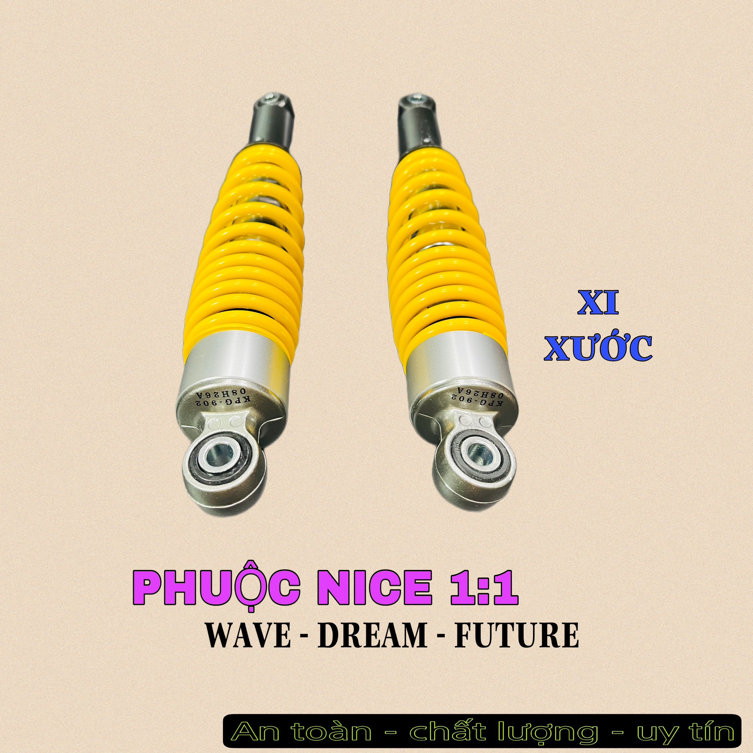 Phuộc NICE 1:1 WAVE, DREAM, FUTURE chuẩn như zin