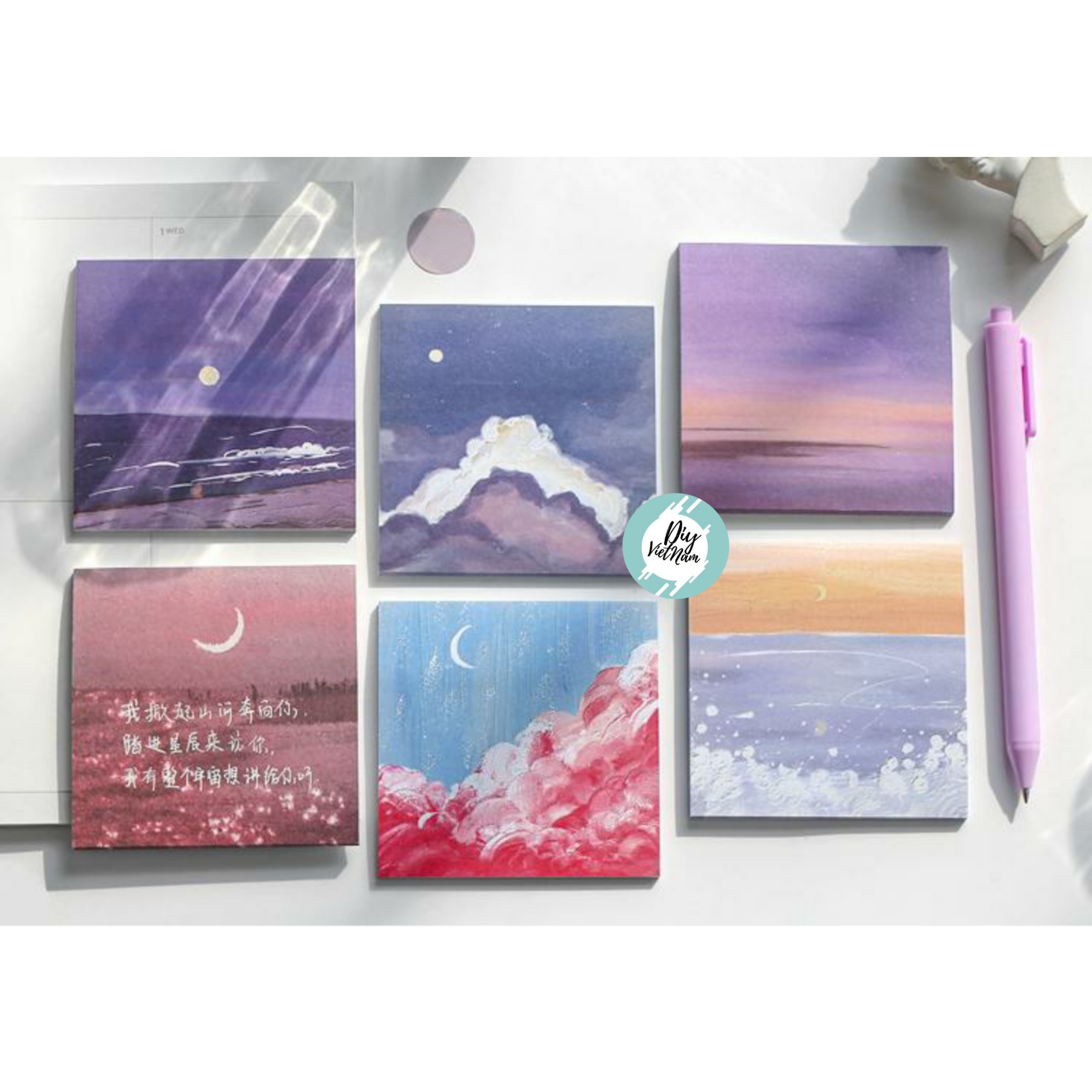 [HCM]STICKYNOTE OIL PAINTING