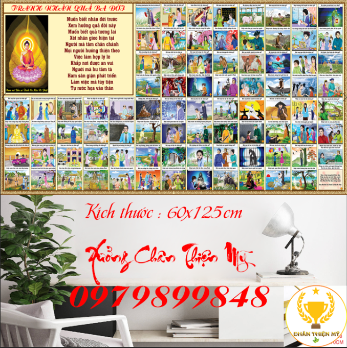 [ Xả kho gieo duyên ] Tranh Nhân Quả