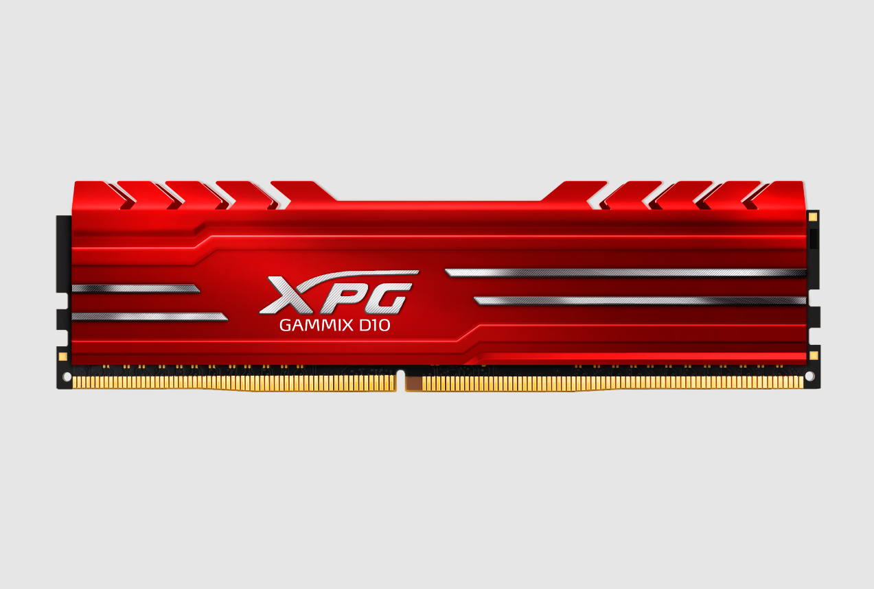 Ram máy tính bàn Adata DDR4 XPG Gammix D10 16GB 1x16GB Bus 3200MHz Red -