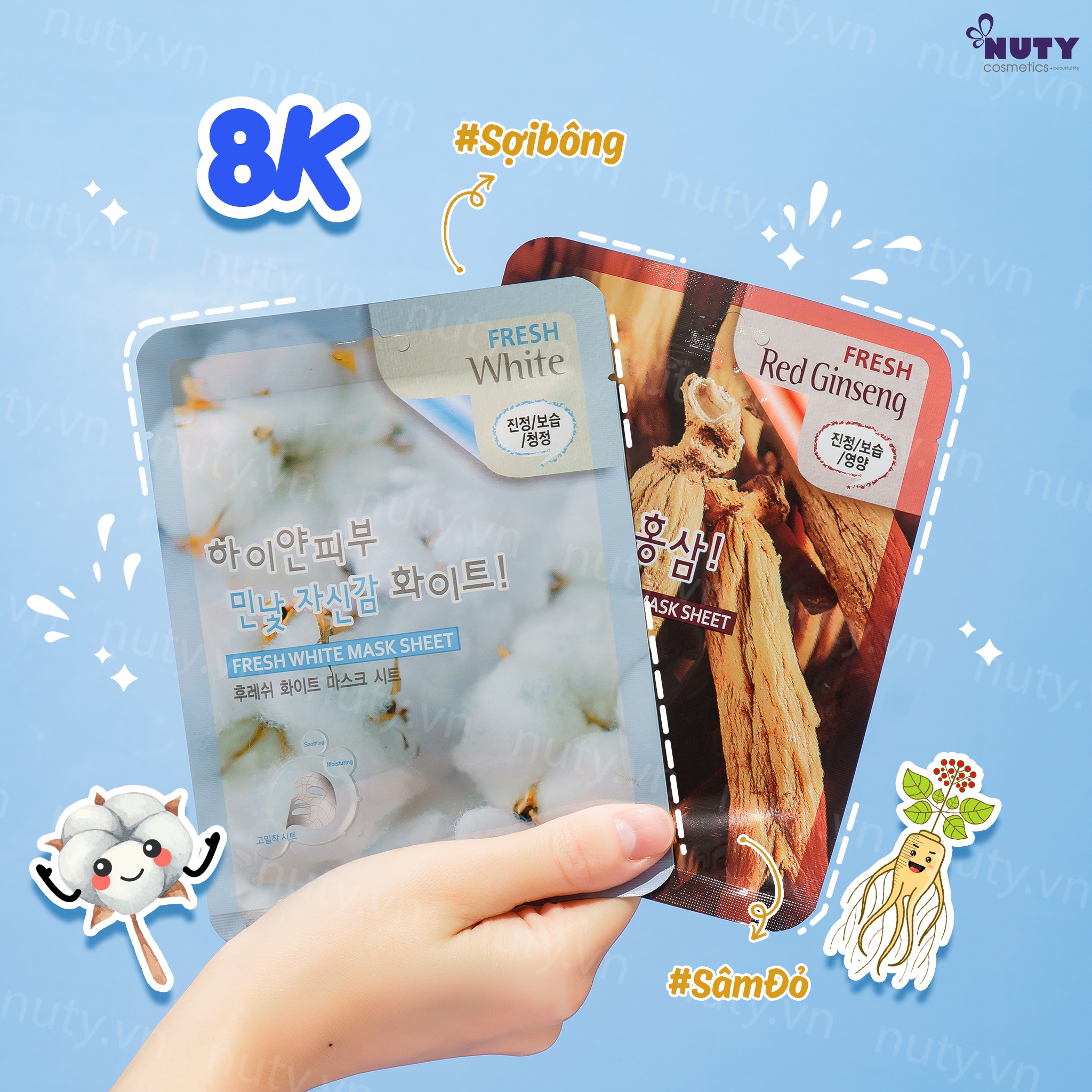 Mặt Nạ Dưỡng Da 3W Clinic Mask Sheet (23g)
