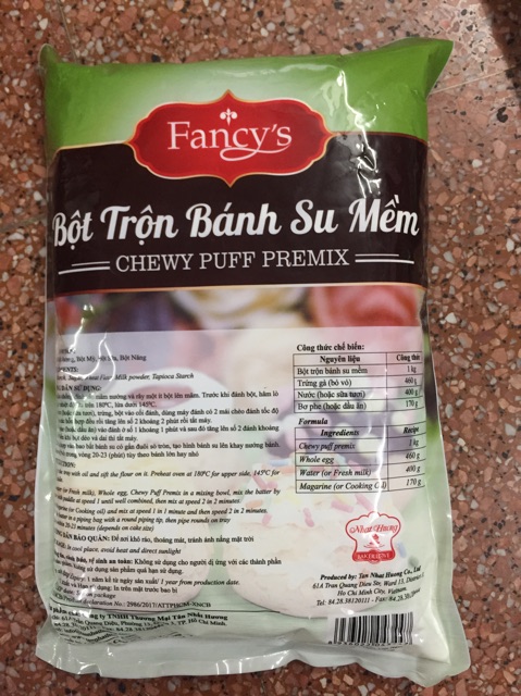 Bột vỏ bánh su mềm Nhật Bản 1kg
