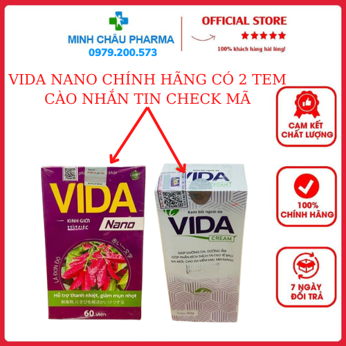 Vida nano hỗ trợ viêm da cơ địa ngăn ngừa dự phòng tái phát