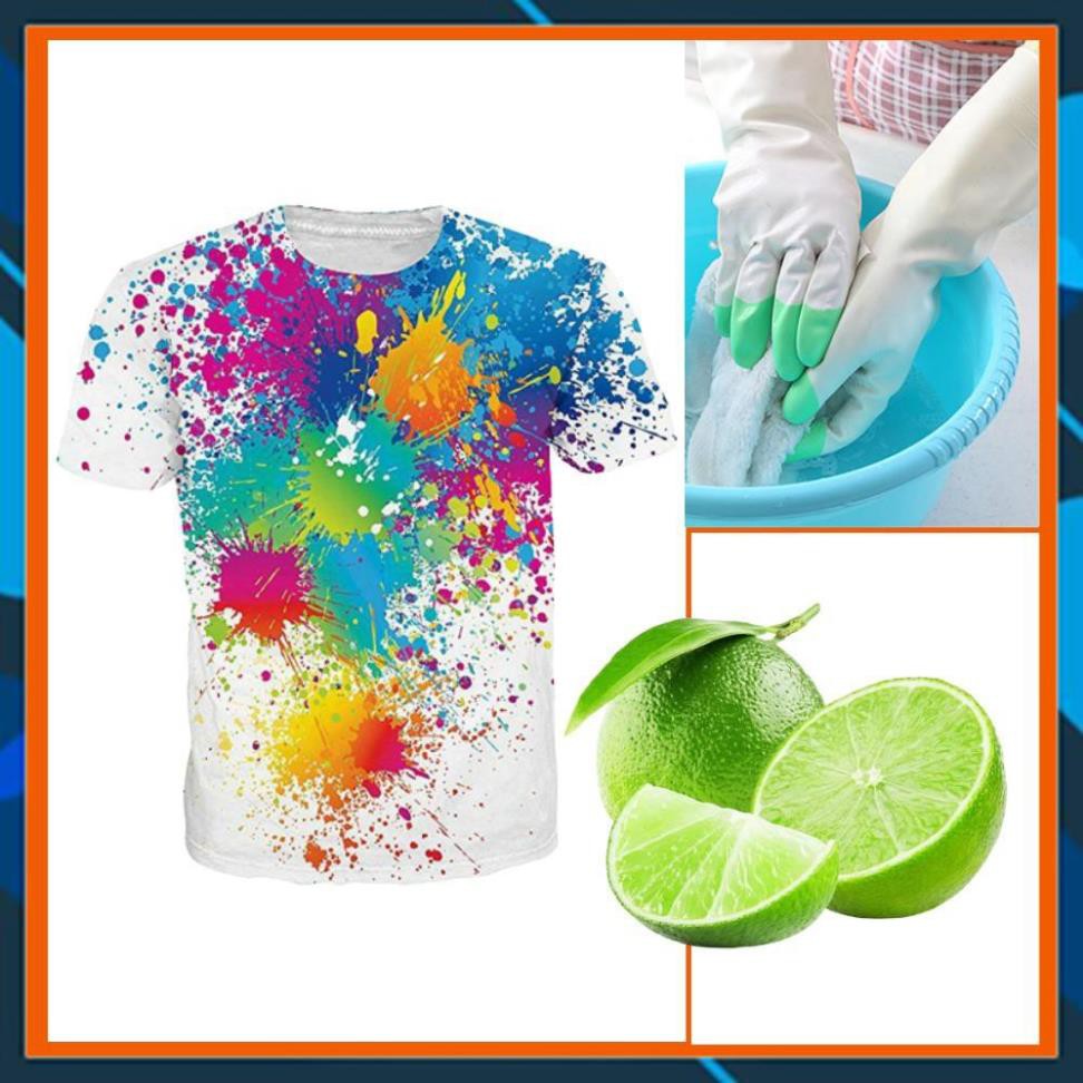 [HCM]Tẩy mốc Quần áo Tẩy trắng Quần áo ( Combo Thuốc tẩy tím + bột chanh )