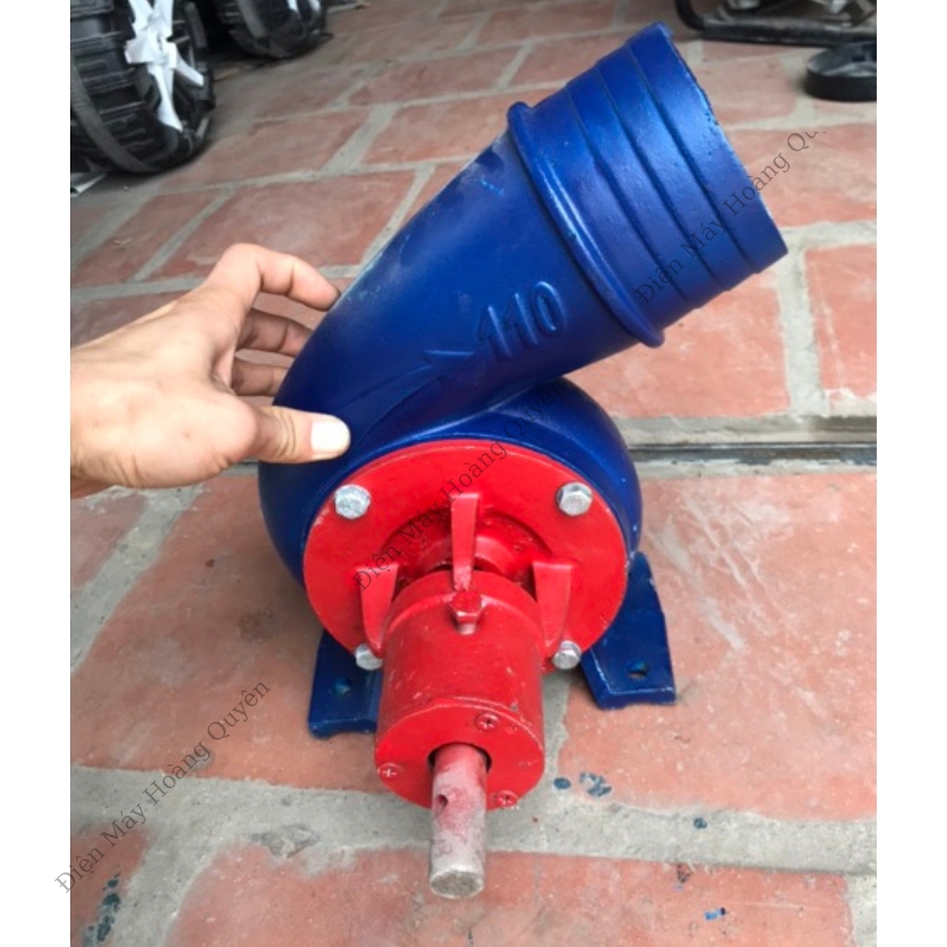 Đầu bơm nước sên bơm ống 90mm lắp sẵn