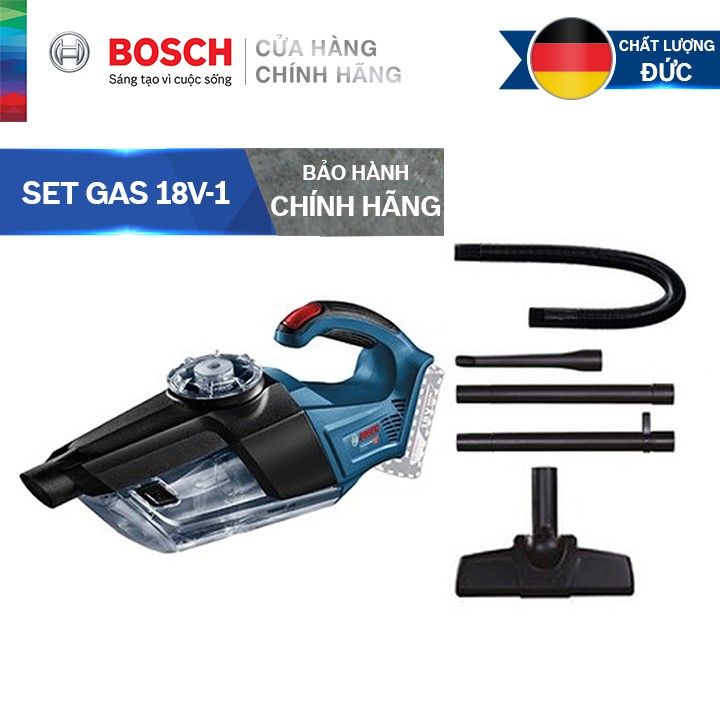 [Chính Hãng] Máy Hút Bụi Dùng Pin Bosch GAS 18V-1 SET