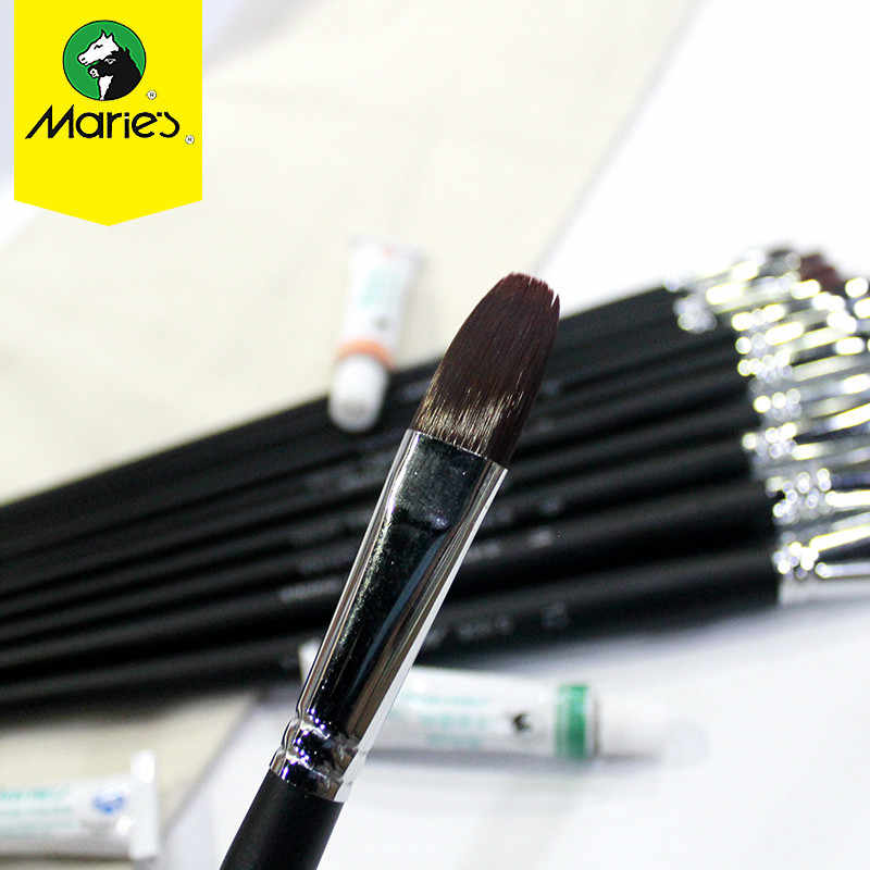 [HCM]CỌ VẼ ĐẦU OVAL MARIES G1636 (VẼ MÀU ACRYLIC SƠN DẦU GOUACHE)