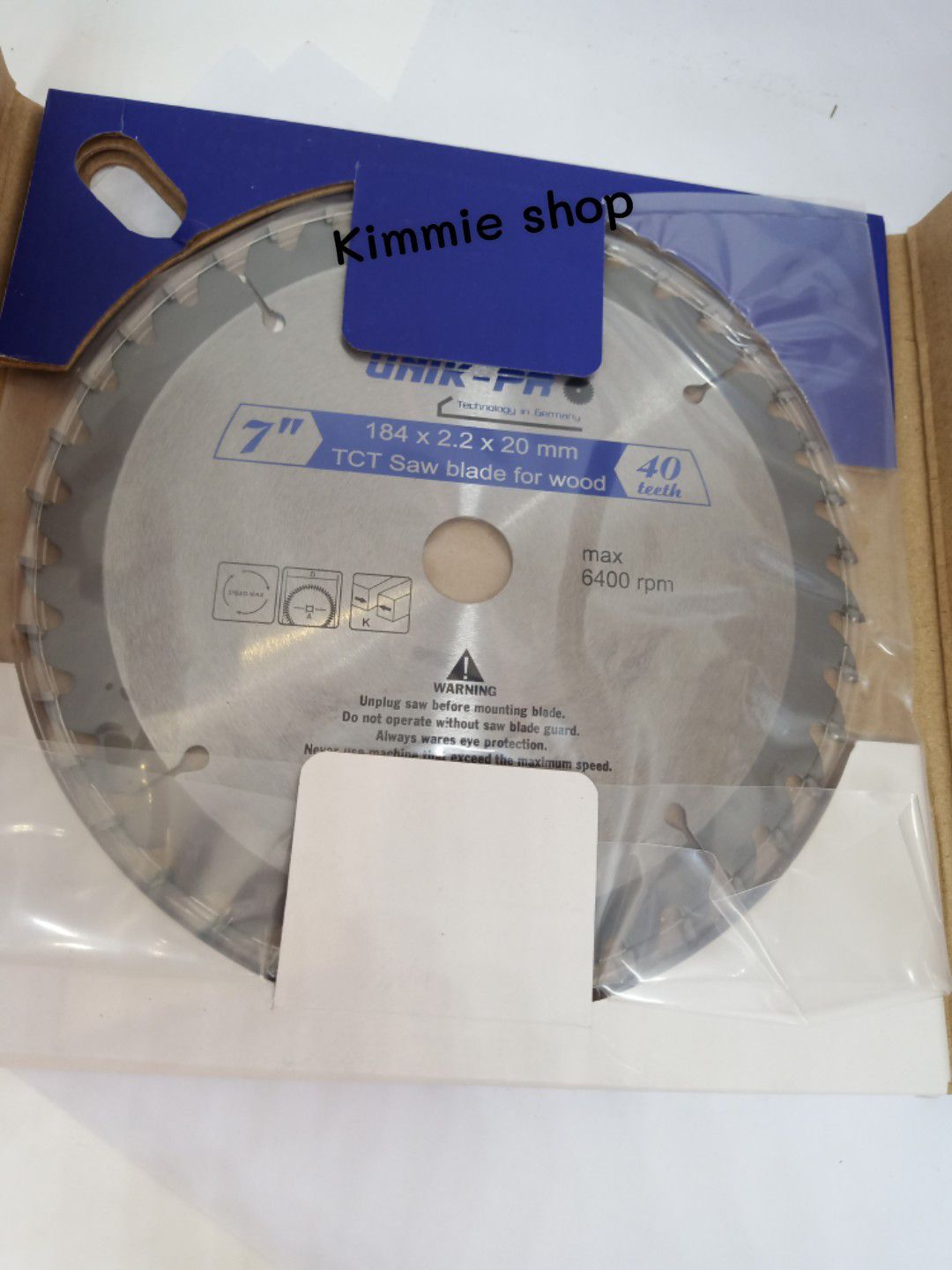 [HCM]Lưỡi cưa gỗ Unik Pro 184-40 Răng ( lỗ 20 )