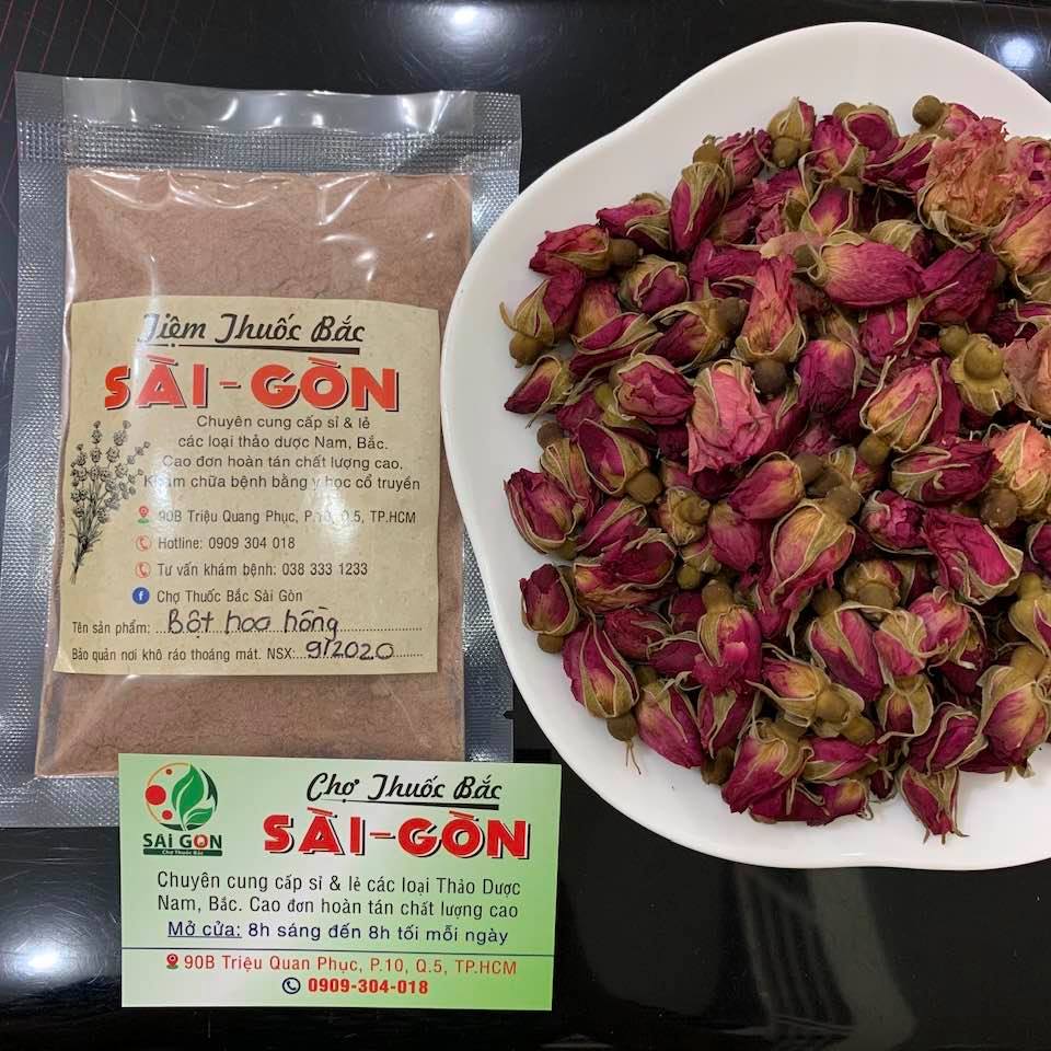 [HCM]Bột Hoa Hồng Nguyên Chất 100g
