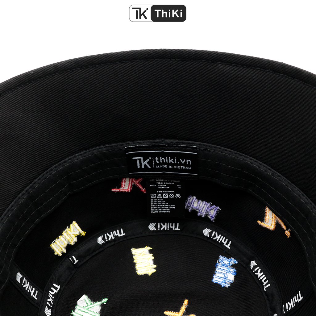 Nón Bucket Hippie Monogram THIKI chính hãng