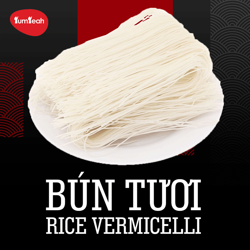 BÚN TƯƠI CUỘN TRẮNG 400g YUMYEAH