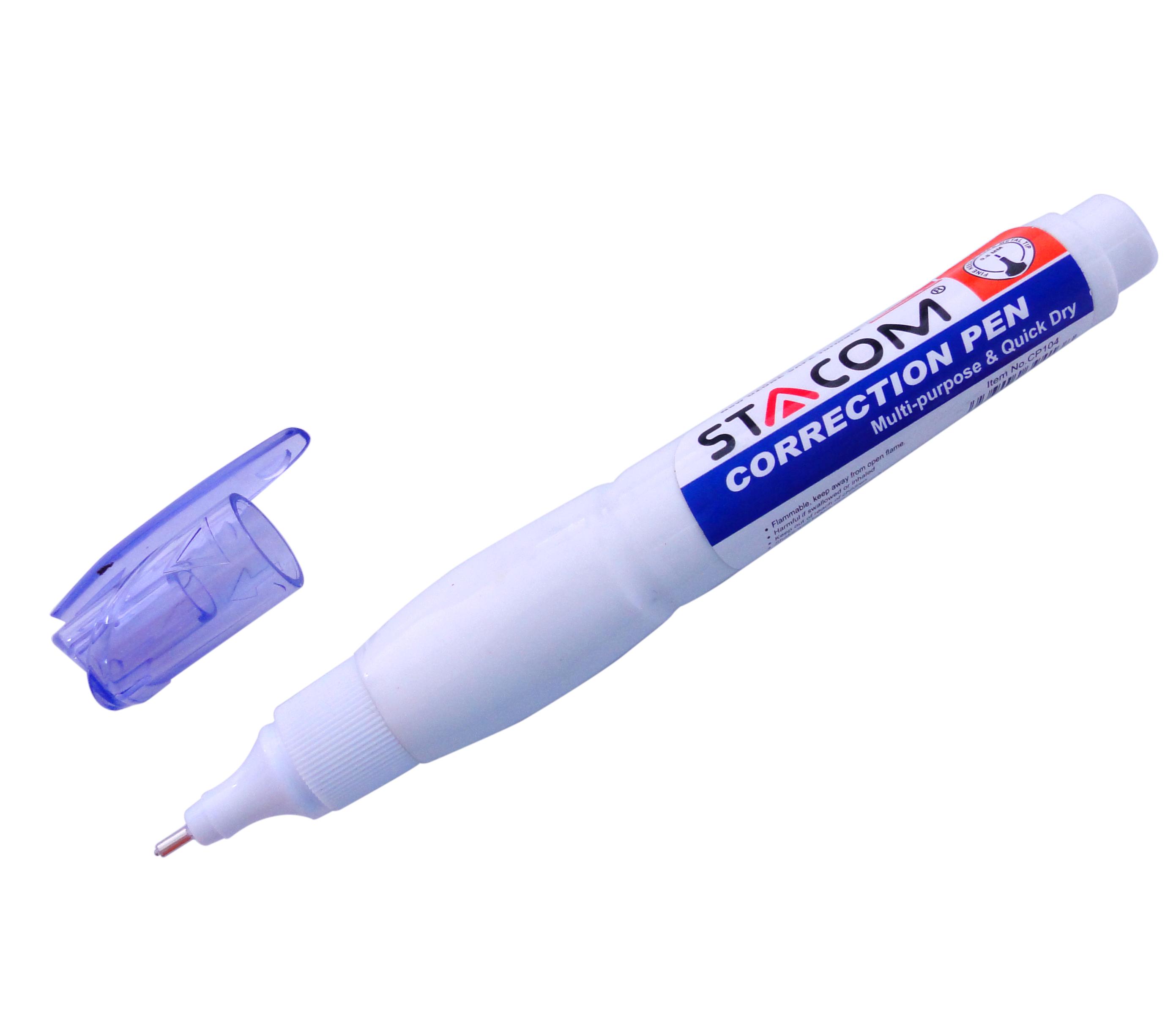 Bút Xóa Đầu Kim Thân Dài STACOM - Dung Tích 9ml - CP104 - Tiện Lợi, Dễ Sử Dụng và An Toàn