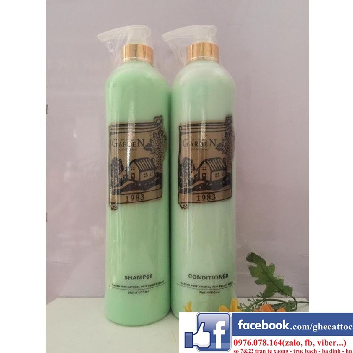 Dầu gội xả garden 1100ml - gội + xả