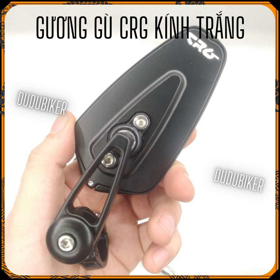 Gương Gù Thái Xịn - Mặt Kính Trắng < Gương Gù Gắn Chân Gương và Gù Tay Lái >