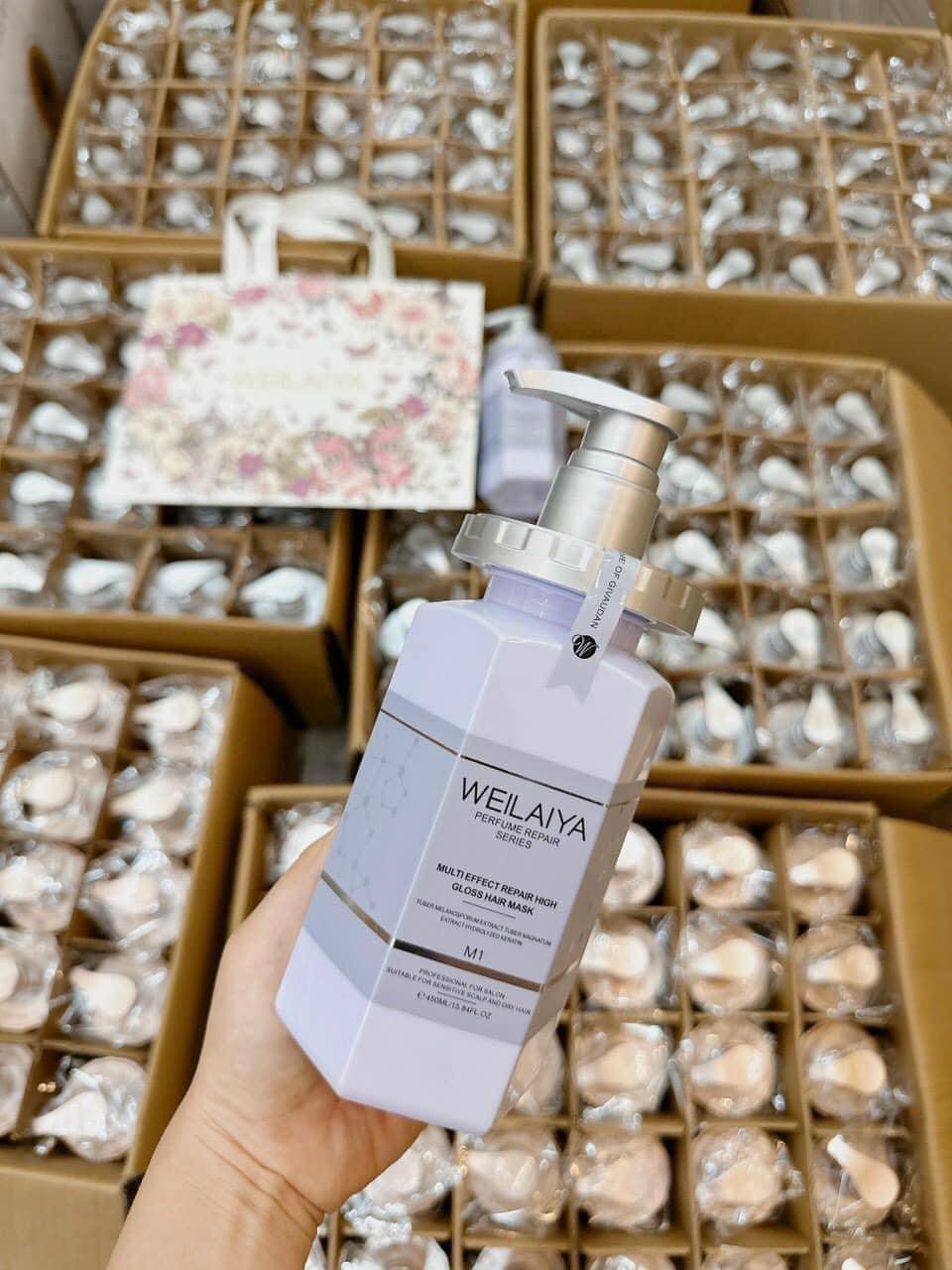 Dầu Hấp Phục Hồi Đa Tầng Liên Kết Tóc Weilaiya 450ml
